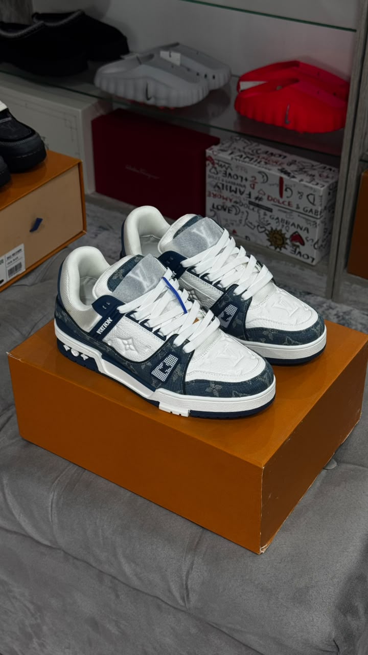 LV Trainer Denim